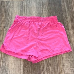 Pink Soffe shorts
